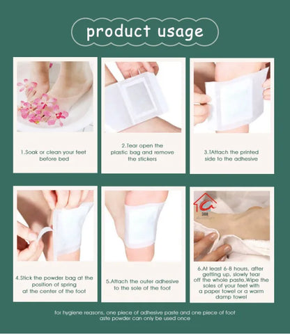 100% Herbal & Gentle Ingredient Detox Foot Pads (BUY 1 GET 1 FREE )